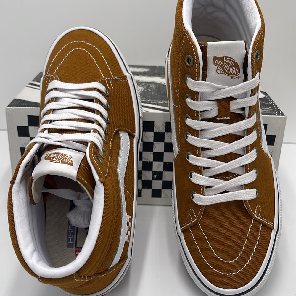 Vans Men’s Skate Sk8-Hi Canvas Golden Brown
VN0A5FCC1M7 Sneakers - Picture 13 of 16